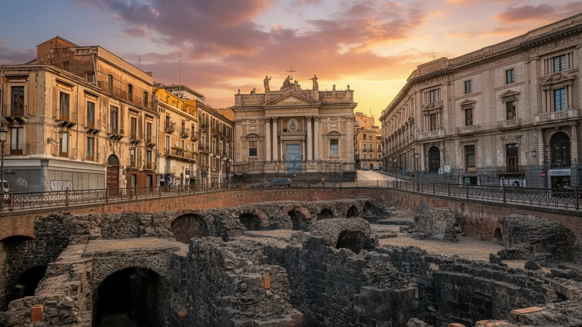 Anfiteatro Romano (Piazza Stesicoro) — CATANIA (Sicilia)